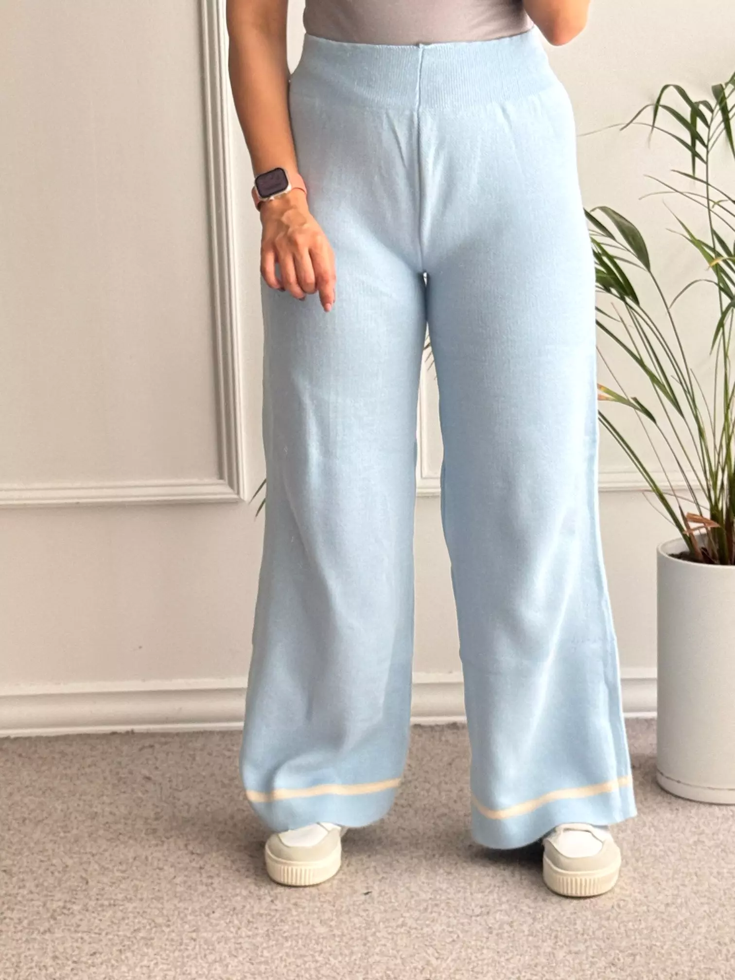 ست مانتو شلوار بافت نیکی